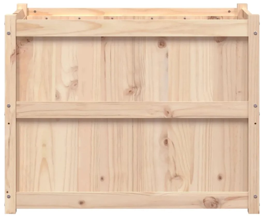 vidaXL Ζαρντινιέρα 90 x 50 x 70 εκ. από Μασίφ Ξύλο Πεύκου