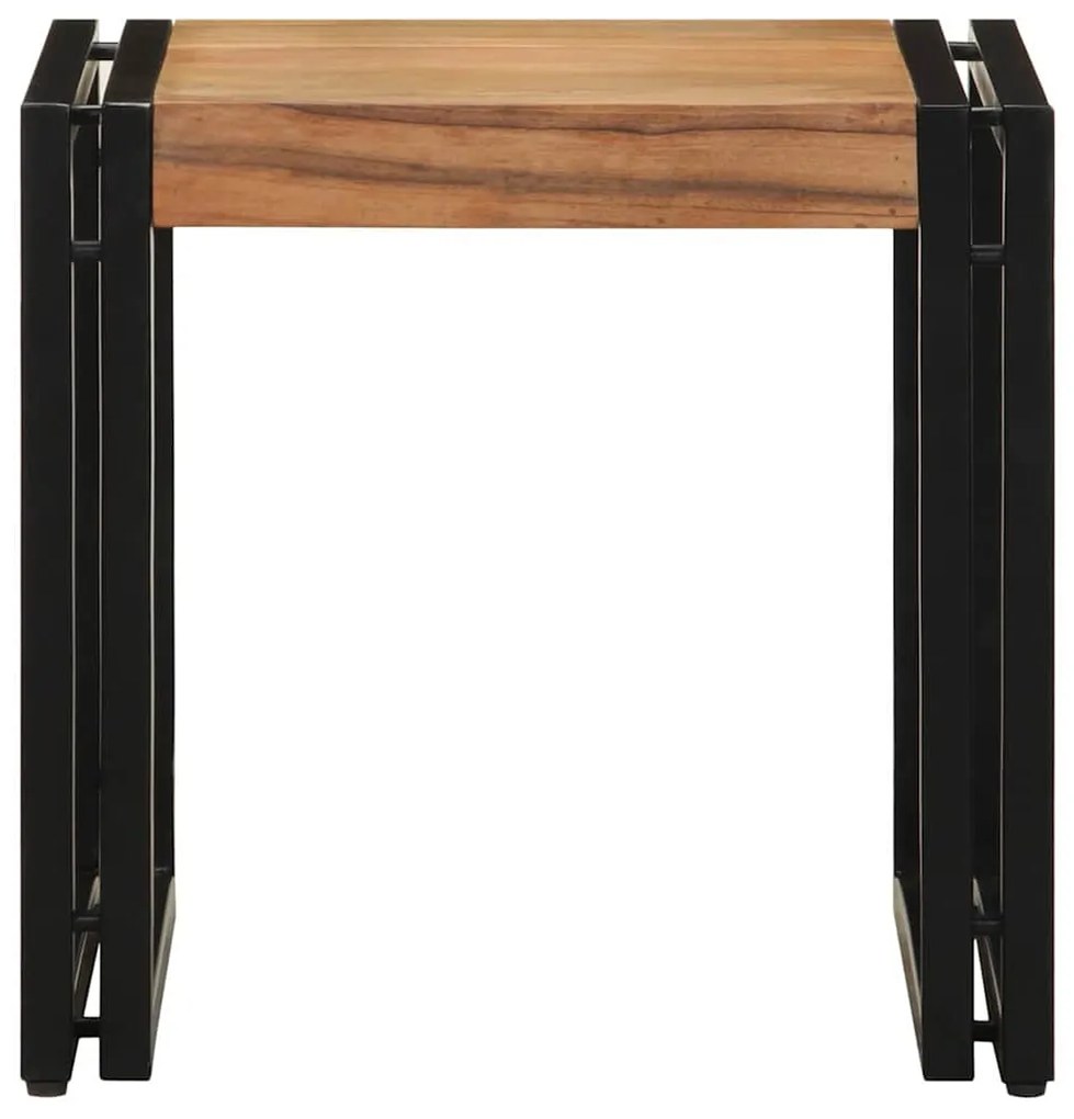 vidaXL Τραπεζάκι σαλονιού Καφέ 40 x 40 x 38 cm Στερεό Ξύλο Ακακίας