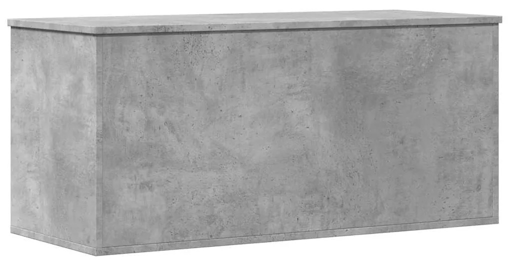 vidaXL Κουτί Αποθήκευσης Γκρι Σκυροδέματος 100x42x46 εκ. Επεξεργ. Ξύλο