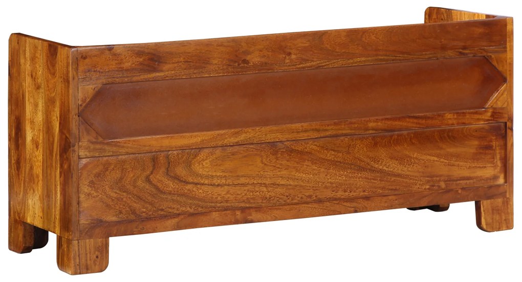 vidaXL Παγκάκι παπουτσιών 100x35x45 εκ από μασίφ ξύλο Ακακίας