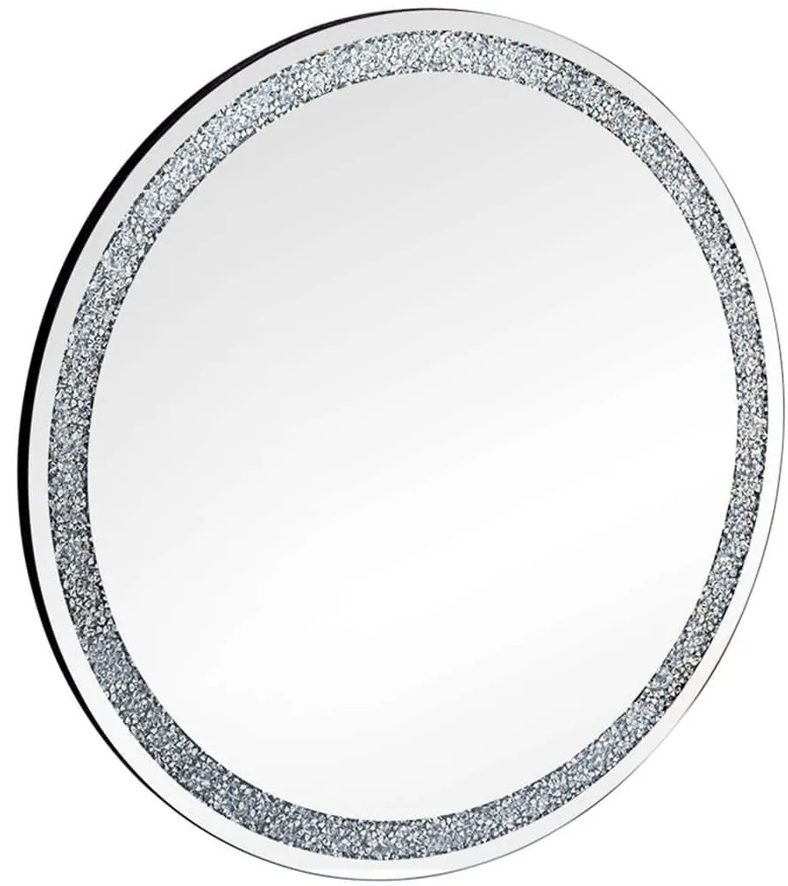 Καθρέπτης Τοίχου Tessa 2690100 Φ80cm Glitter Effect Clear Mirrors &amp; More Γυαλί