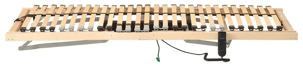 vidaXL Στιβαρό Κρεβάτι με Σλάντα Καφέ 70 x 190 cm Στερεό Ξύλο Μηλιάς