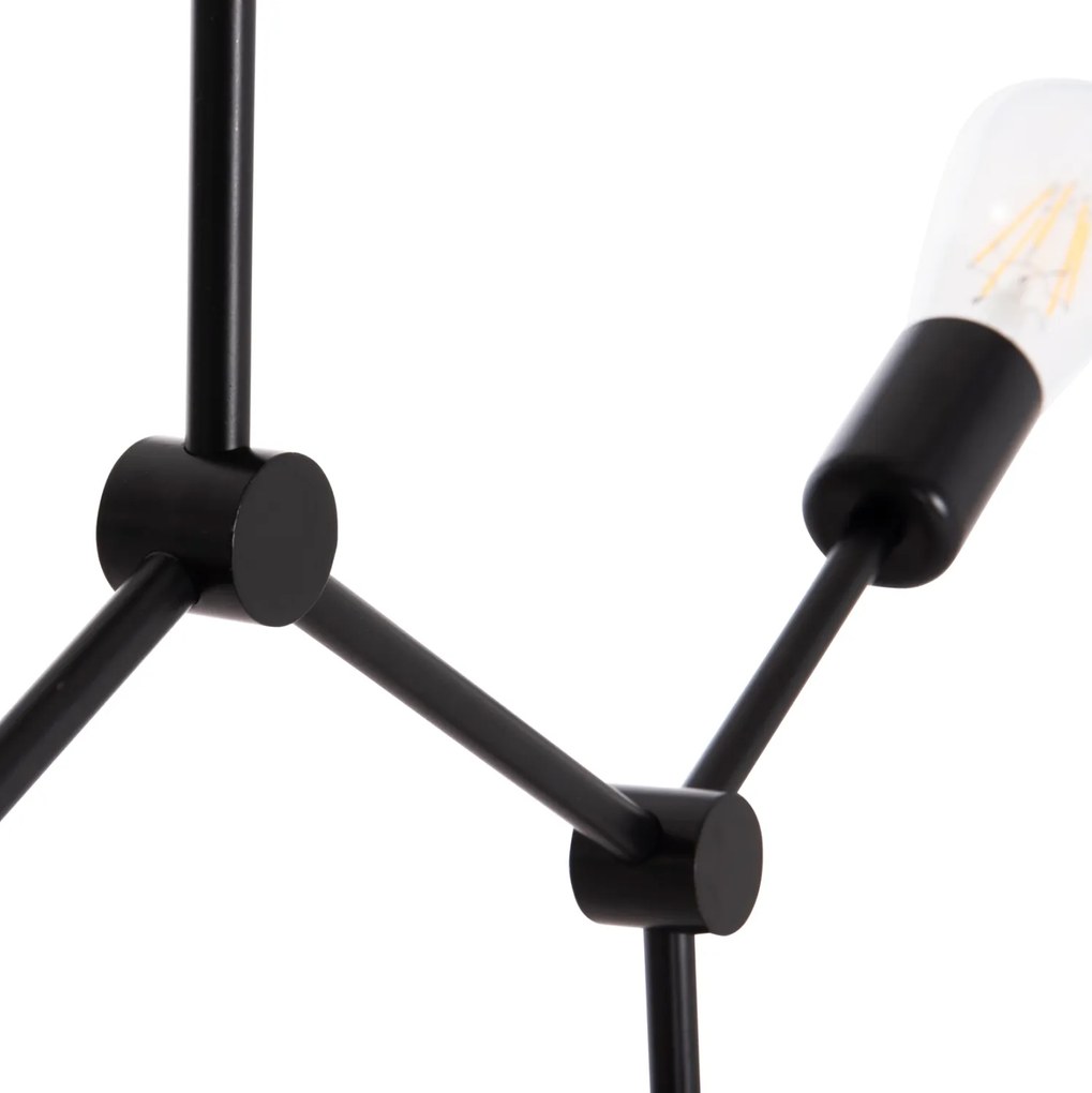 ΦΩΤΙΣΤΙΚΟ ΟΡΟΦΗΣ 3-ΦΩΤΟ LIGHTY HM7404.11 ΜΕΤΑΛΛΟ ΣΕ ΜΑΥΡΟ 52x5x48Υεκ. (1 Τεμμάχια)
