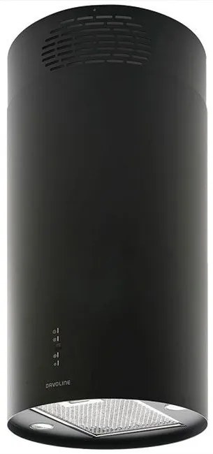 Davoline ROVIGO PLUS Απορροφητήρας Νησίδα 40cm Μαύρος