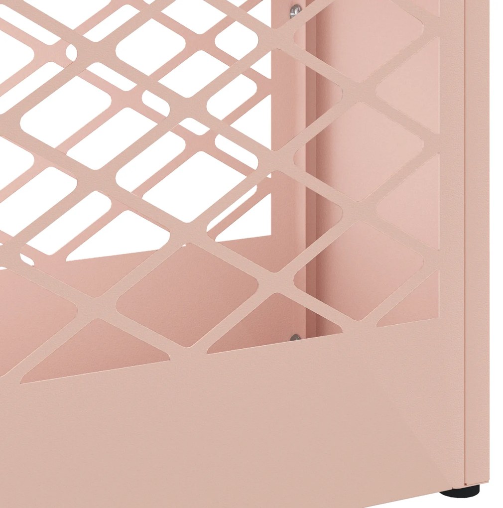 vidaXL Ροζ Στηρίγκος Ομπρέλας 28x12x41 εκ Ατσάλι