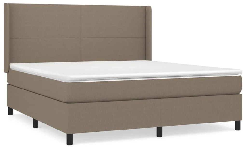 ΚΡΕΒΑΤΙ BOXSPRING ΜΕ ΣΤΡΩΜΑ TAUPE 180X200 ΕΚ. ΥΦΑΣΜΑΤΙΝΟ 3131293