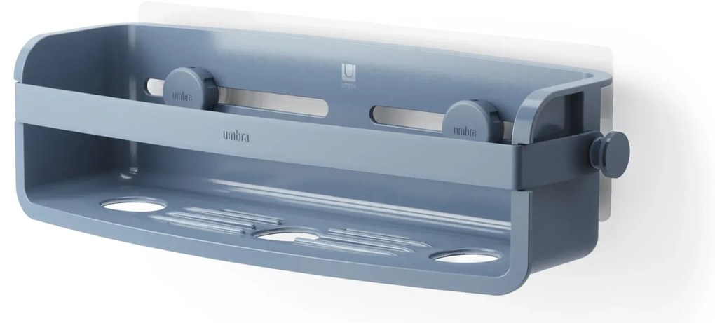 Ράφι μπάνιου με αυτοκόλλητες βεντούζες Umbra flex Slate Blue