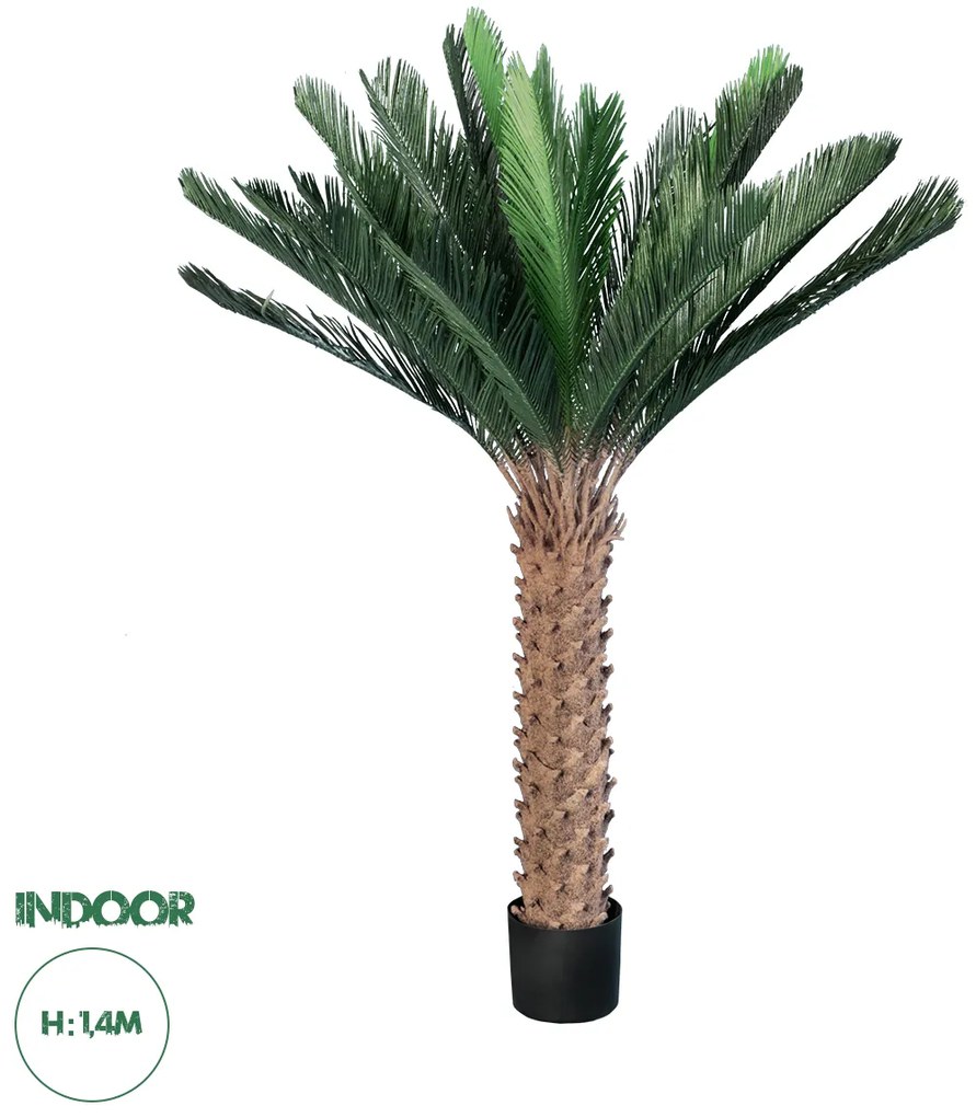 20023 GloboStar® Artificial Garden CYCADS 20023 Τεχνητό Διακοσμητικό Φυτό Αρωματική Κύκας Υ140cm