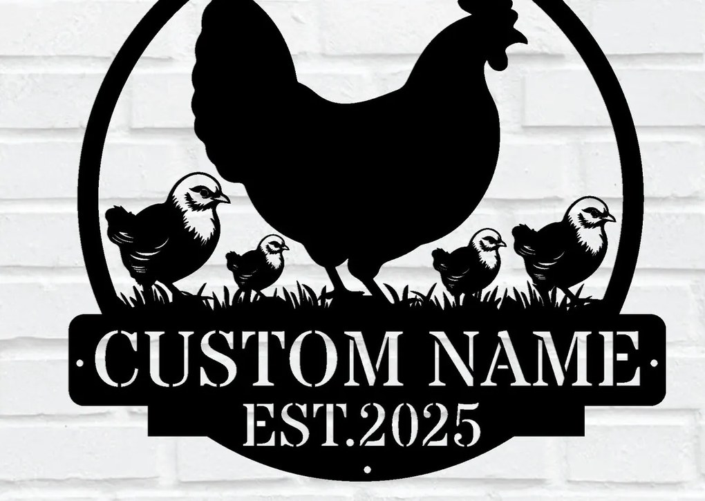 Intra απο ξύλο plywood 3mm-4mm πάχος Μεταλλική πινακίδα κοτέτσι Δίασταση 30x20 cm INTRAFABR-113995154