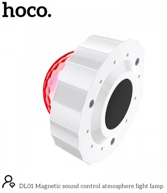 Hoco DL01 Magnetic Sound Control Atmosphere Light Lamp