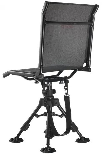 VEVOR Hunting Chair 360° Swivel Silent Folding Blind Chair with Adjustable Legs