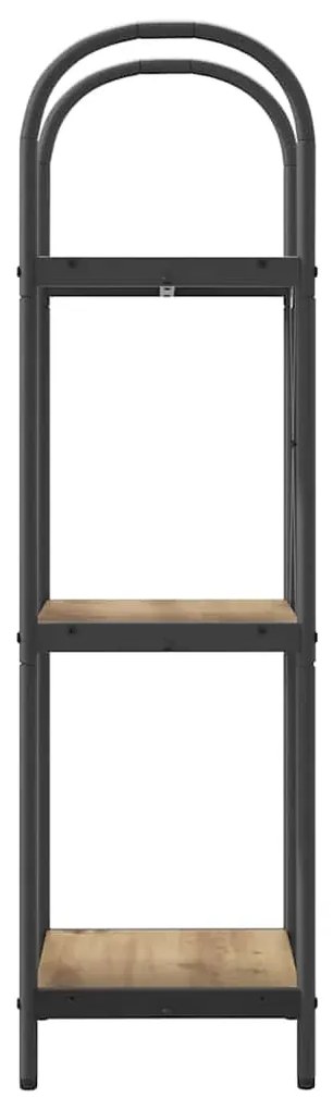 vidaXL Ράφι Βιβλίων artisan δρυς 40 x 30 x 109 εκ Επεξεργασμένο ξύλο