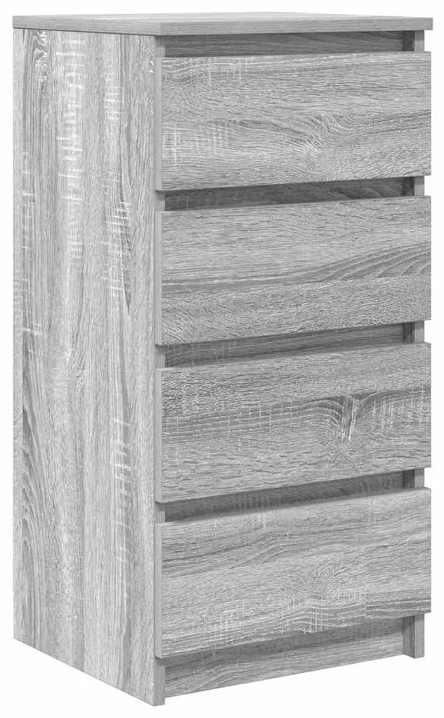 Ντουλάπι Γκρι Sonoma 37,5x35x76 εκ. Ξύλινο μηχανουργικό ξύλο - Γκρι
