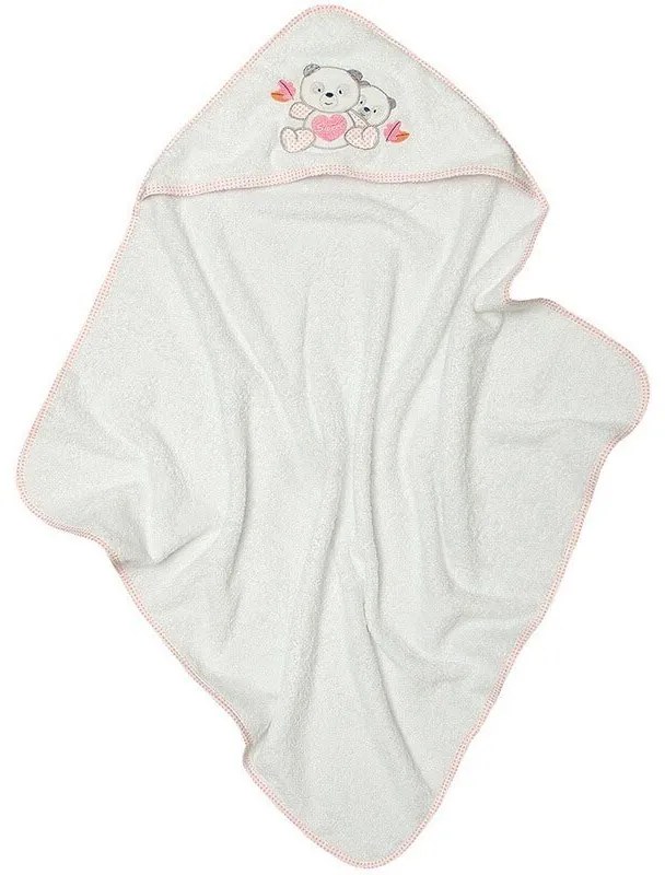 Κάπα κεντητή Panda Pink 75x75