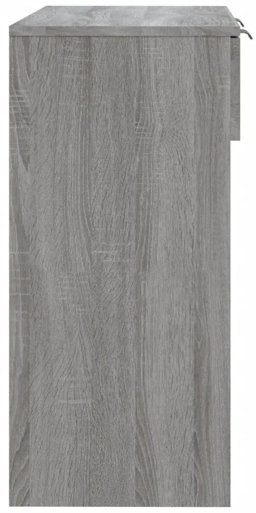 vidaXL Τραπέζι Κονσόλα Γκρι Sonoma 90x36x75 εκ. Επεξεργασμένο Ξύλο