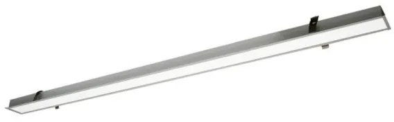 Γραμμικό Χωνευτό Trimless   L1980 4000K Ανοδ. Dim. Station Ultra 3911-04198-4-U-D5 Viokef 3911-04198-4-U-D5 Ασημί