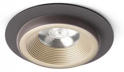 Χωνευτό Σποτ Φωτιστικό Οροφής Led SHARM R I H8 Φ11,4 Rendl R13236 Χρυσό