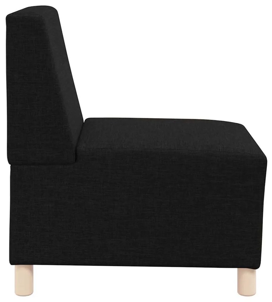 vidaXL Μοναδικός Καναπές χωρίς Χερούλια 2 pcs Μαύρο 55 x 74 x 82 εκ.
