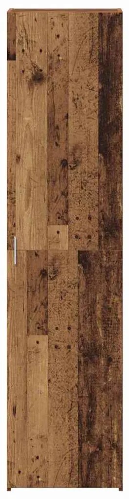 vidaXL Highboard Παλαιό ξύλο 45 x 42.5 x 185 εκ. Επεξεργασμένο ξύλο