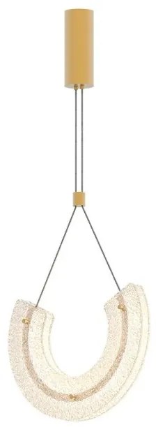 Κρεμαστό Φωτιστικό Οροφής LED 11W IP20 3000K Χρυσό 23030 Zambelis-23030-Χρυσό 23030
