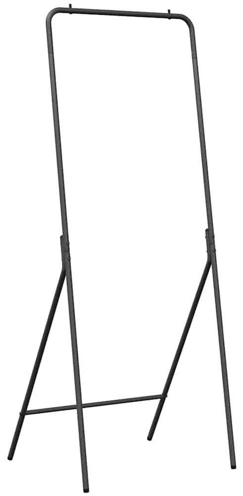 vidaXL Ράφι Ρούχων Μαύρο 60 x 53 x 155 εκ Ατσάλι