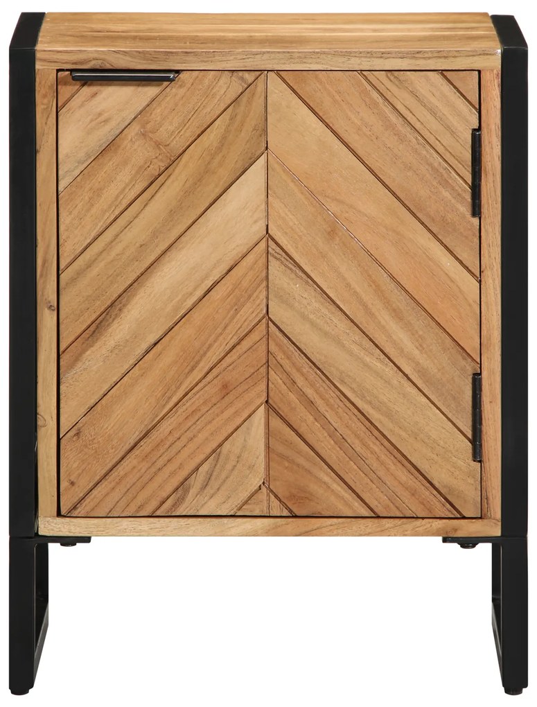 vidaXL Κομοδίνο 40x30x50 cm Μασίφ Ξύλο Ακακίας