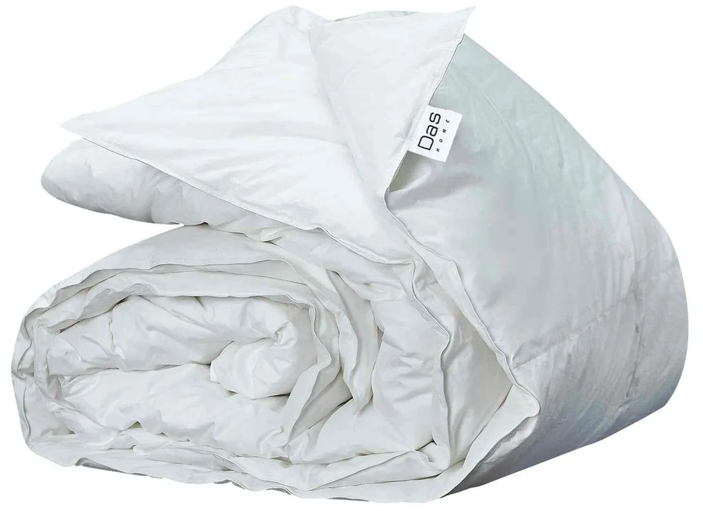Πάπλωμα Basic 1065 White Das Home Υπέρδιπλo 220x240cm Feather