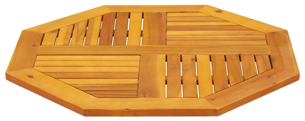 vidaXL Επιφάνεια Τραπεζιού Οκτάγωνη 80x80x2,2 εκ. Μασίφ Ξύλο Ακακίας