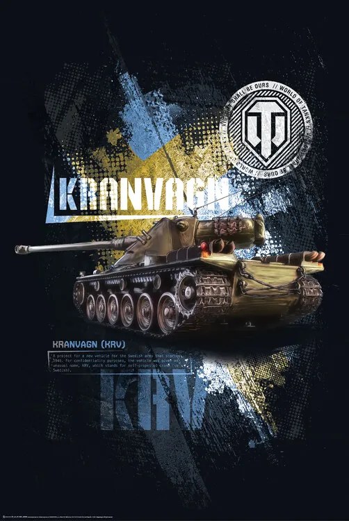 Αφίσα World of Tanks - Kranvagn