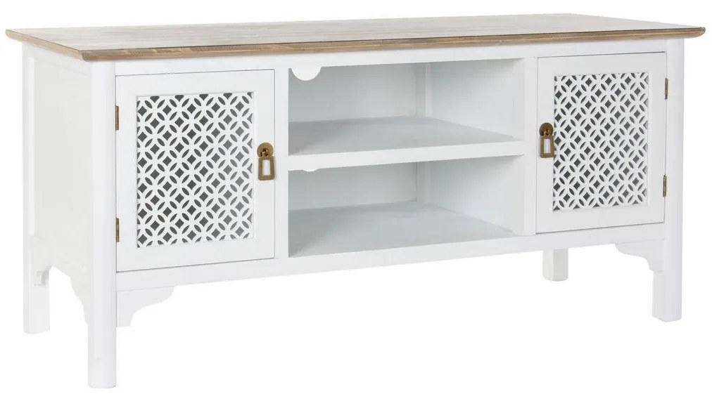 Τηλεόραση DKD Home Decor 8424001812066 Λευκό Πολύχρωμο Ανοιχτό καφέ Έλατο 120 x 45 x 58 cm