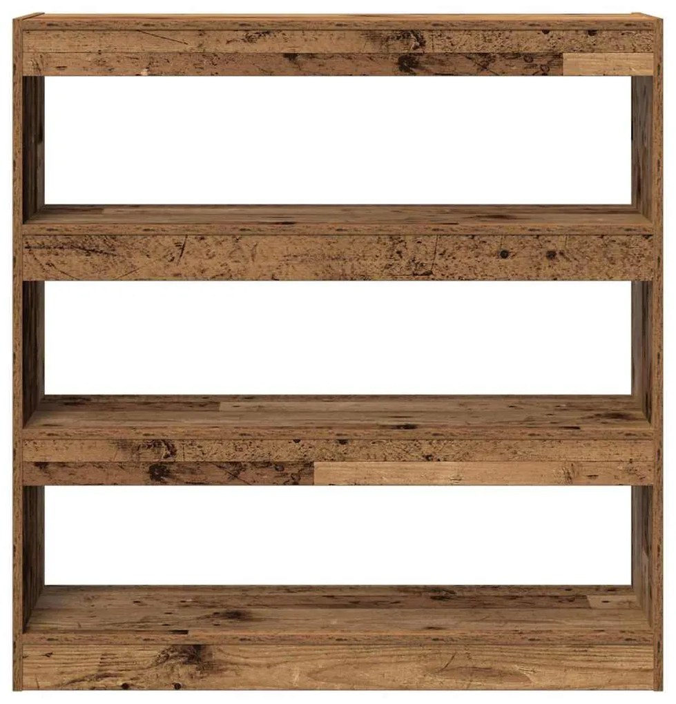 vidaXL Βιβλιοθήκη Παλαιό ξύλο 100 x 30 x 103 εκ. Επεξεργασμένο ξύλο