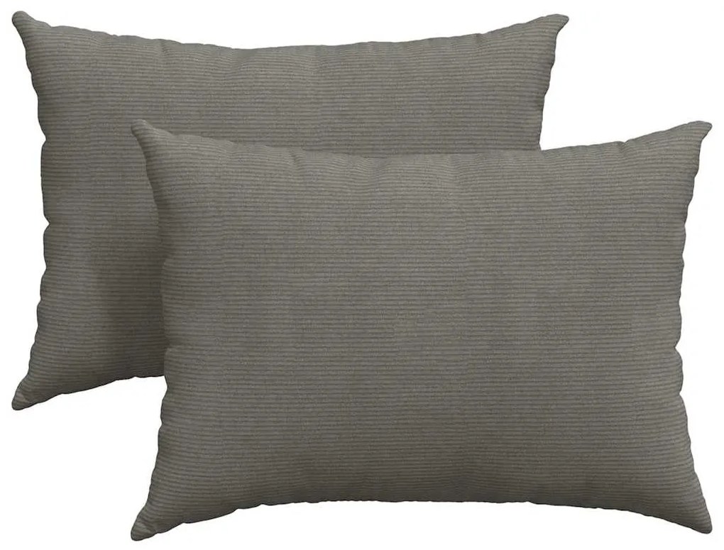 vidaXL Μαξιλάρι Καναπέ 2 pcs Ανοιχτό γκρι 70 x 50 cm