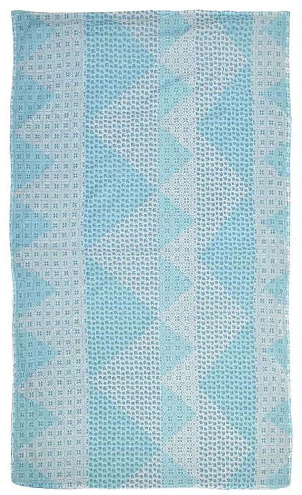 Πετσέτα Θαλάσσης Διπλής Όψης 5-46-304-0025 Light Blue-White Ble Θαλάσσης 100% Βαμβάκι