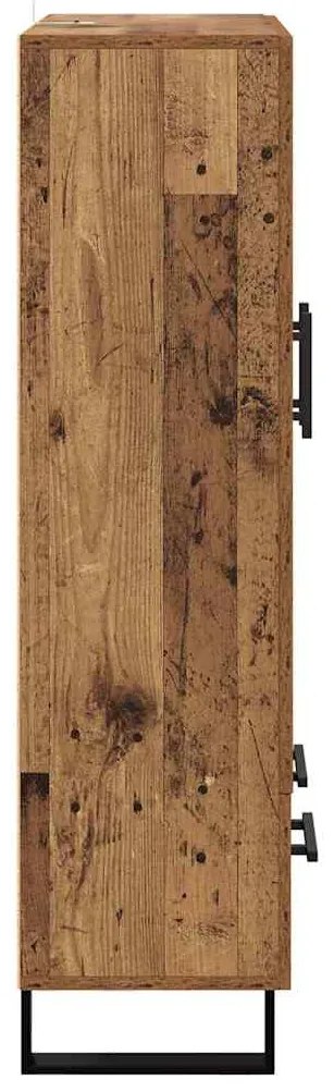 vidaXL Highboard Παλιό Ξύλο 69,5 x 31 x 115 εκ. Επεξεργασμένο ξύλο