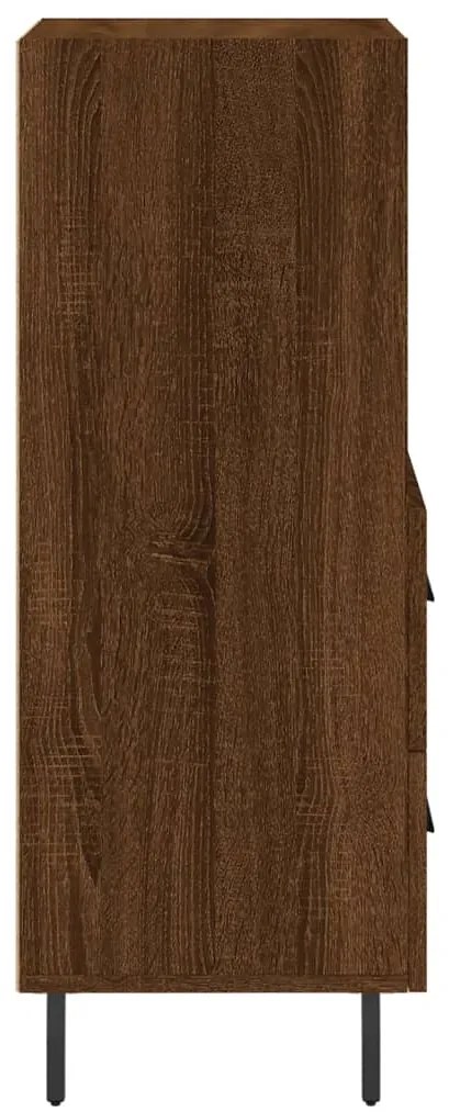 vidaXL Ντουλάπι Καφέ Δρυς 34,5 x 34 x 90 εκ. Επεξεργασμένο Ξύλο