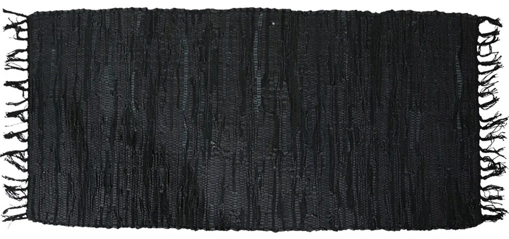 Δερμάτινο Χαλάκι (70x140) San Lorentzo Flat Black