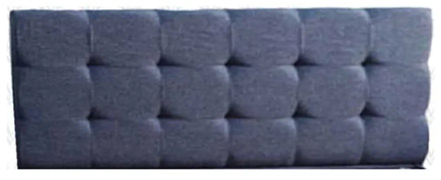 Κεφαλάρι κρεβατιού Soft, δερματίνη γκρί, 180/100 , Genomax