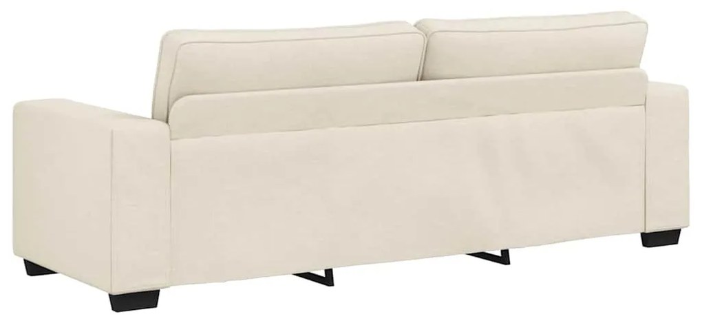 vidaXL Καναπές 2 pcs Μπεζ Ύφασμα μείγματος λινών