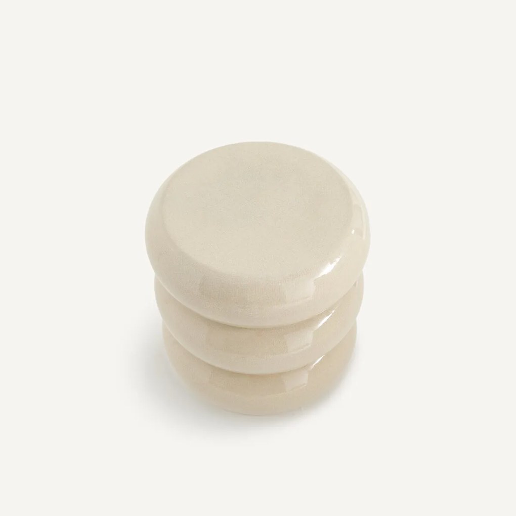 Βοηθητικό τραπεζάκι από ραγισμένη κεραμική, Belly