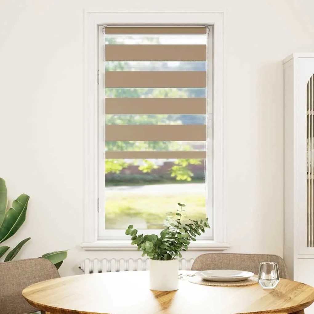 vidaXL Ζέβρα τυφλή 60x150 cm Πλάτος υφάσματος 55,9 εκ. Πολυεστέρας