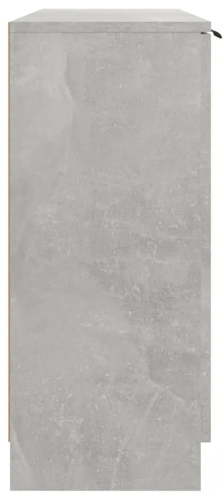 vidaXL Ντουλάπι Γκρι Σκυροδέματος 90,5x30x70 εκ. Επεξεργασμένο Ξύλο