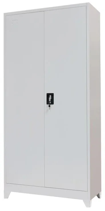 Ντουλάπα Urgen Μεταλλική Ανοιχτό γκρί 90x40x190 εκ. 90x40x190 εκ.