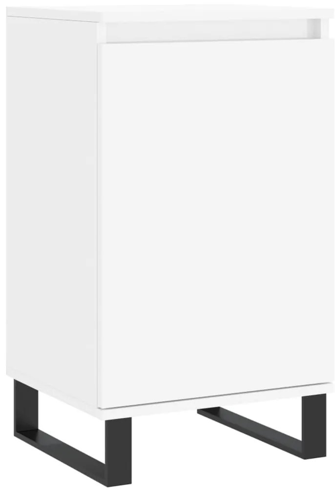 vidaXL Ντουλάπια 2 τεμ. Λευκά 40 x 35 x 70 εκ. από Επεξεργασμένο Ξύλο