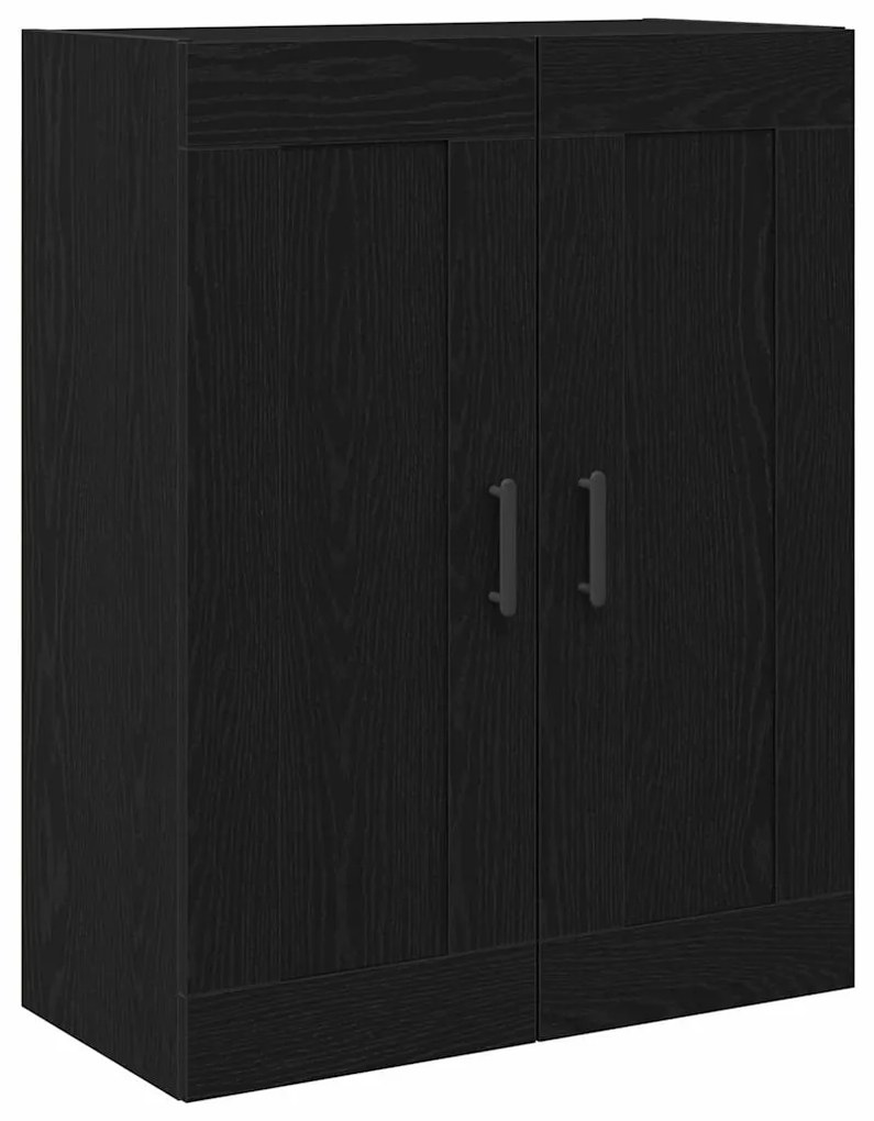 vidaXL Highboard Επιτοίχιο 2 pcs Μαύρη δρυς 69.5 x 34 x 180 εκ.
