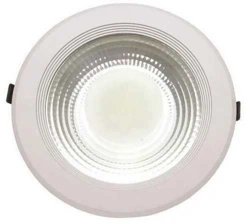 Χωνευτό Φωτιστικό LED Φ22 30W 4000K Αλουμίνιο Λευκό 145-68202 Eurolamp-145-68202-Λευκό 145-68202