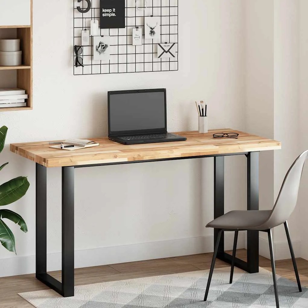 vidaXL Επιφάνεια Γραφείου Ορθογώνια 120x60x4 εκ. Μασίφ Ξύλο Ακακίας