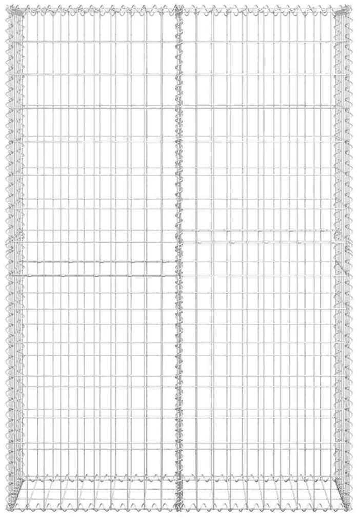 vidaXL Συρματοκιβώτιο με Καπάκια 150 x 100 x 30 εκ. Γαλβανισμένο Σύρμα