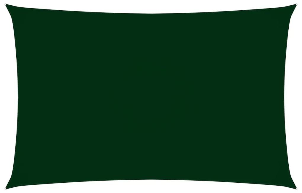 135493 vidaXL Πανί Σκίασης Ορθογώνιο Σκούρο Πράσινο 4x7 μ. από Ύφασμα Oxford Πράσινο, 1 Τεμάχιο