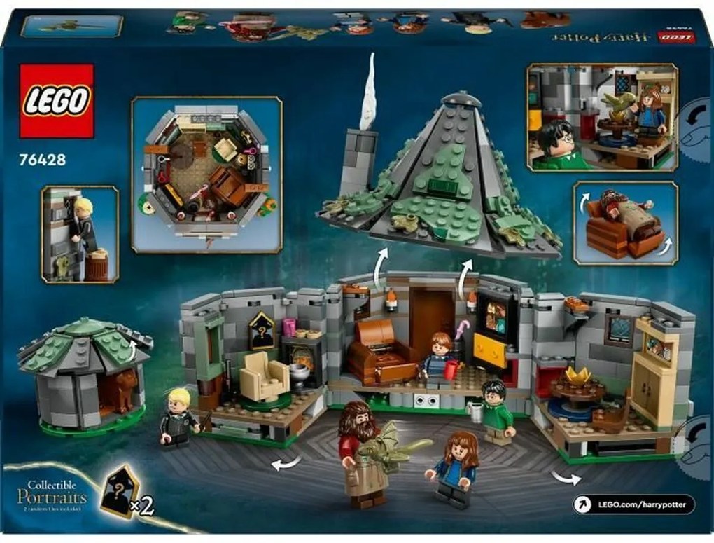 Παιχνίδι Kατασκευή Lego Harry Potter 76428 Hagrid&#039;s Cabin: An Unexpected Visit Πολύχρωμο