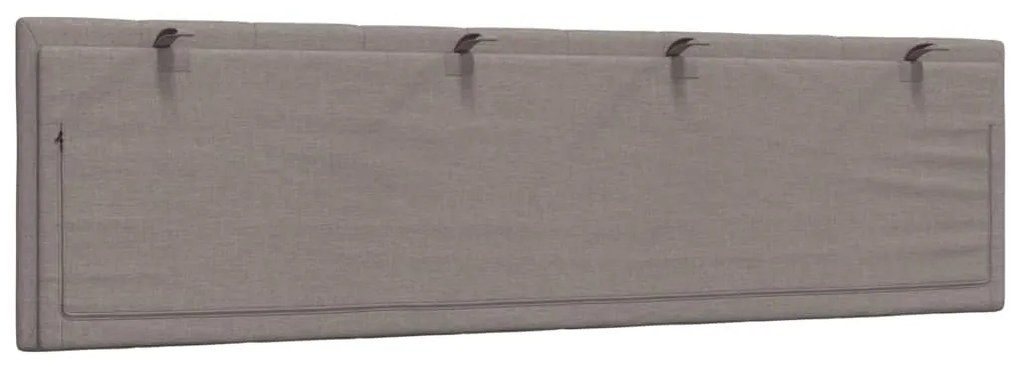 vidaXL Μαξιλάρι για Κεφαλάρι Taupe 180 εκ. Υφασμάτινο